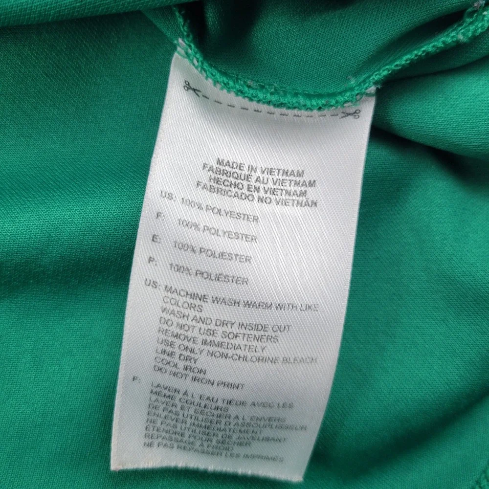 Adidas Climalite Soccer Training Jersey Shirt Mens XL Green White E19936 Top
